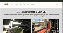 Desktop Screenshot of beckmangast.com